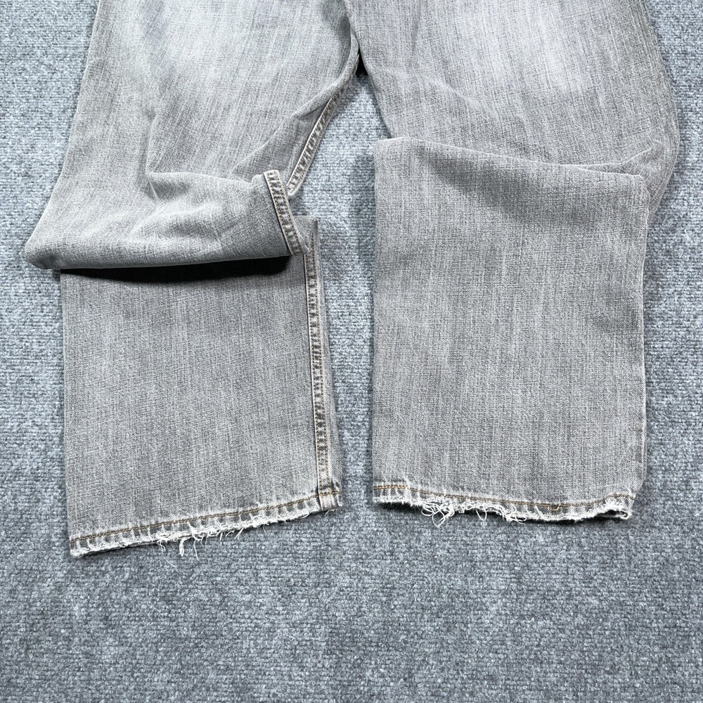Levis 559 Relaxed Straight Jeans Mens 38x34 Black Y2K Tag Faded Baggy Skater - Picture 8 of 13